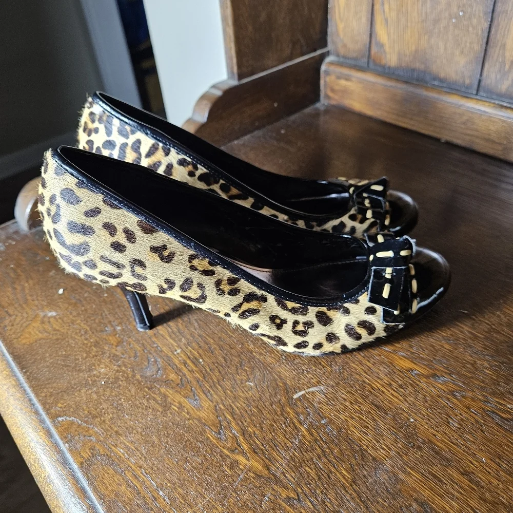 Leopard Print Heels - Picture 8 of 14